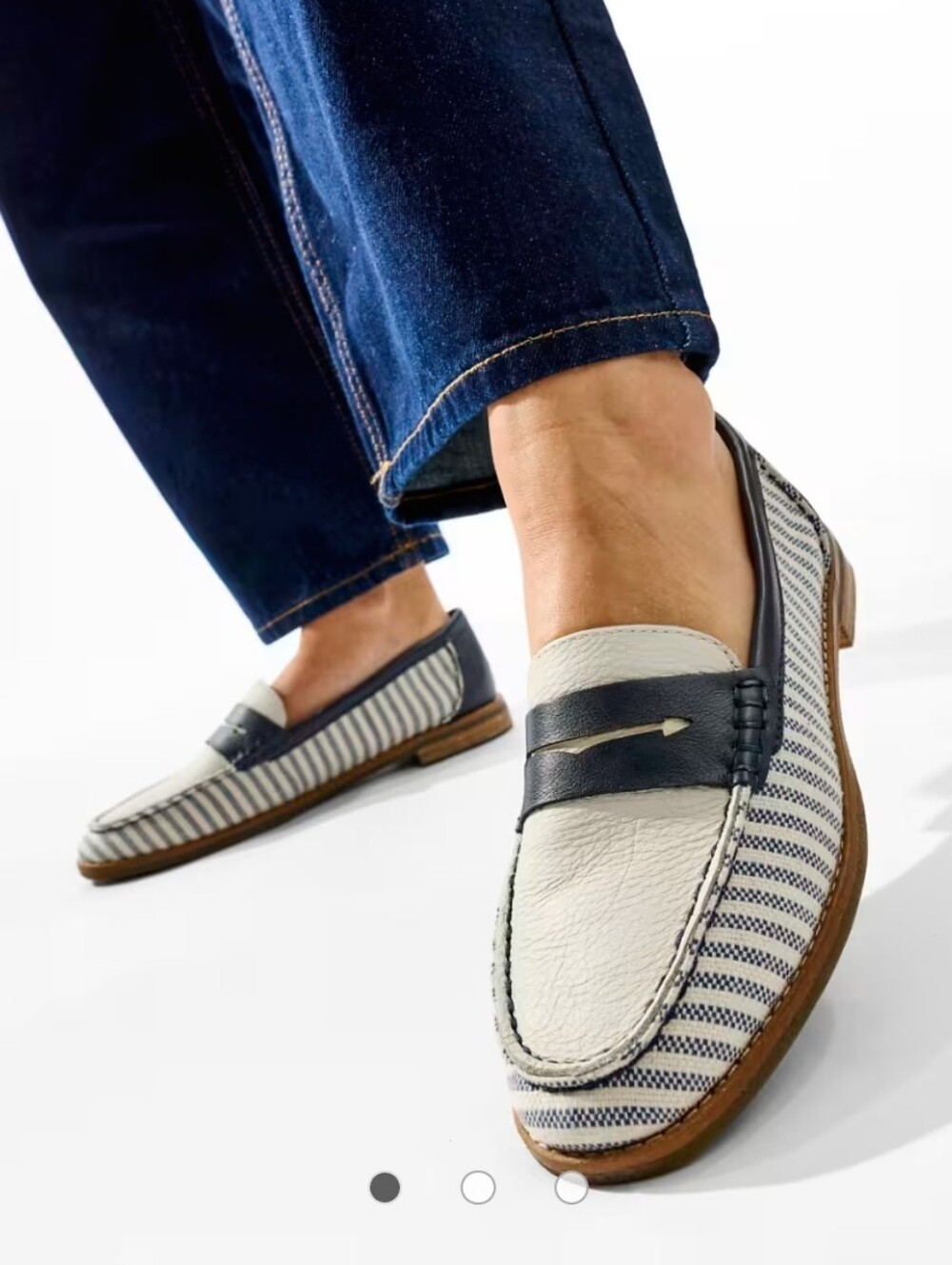 NEW Sperry Port Driving Moccasin In White Size 6 With Box